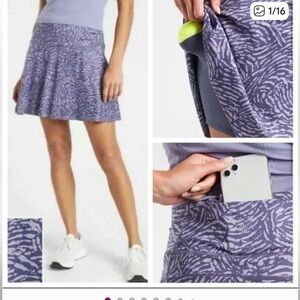 Athleta Purple Print Skirt